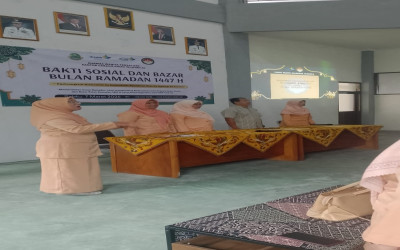 Dharma Wanita Persatuan KCD Wilayah XII Gelar Bakti Sosial Ramadhan 1447 H